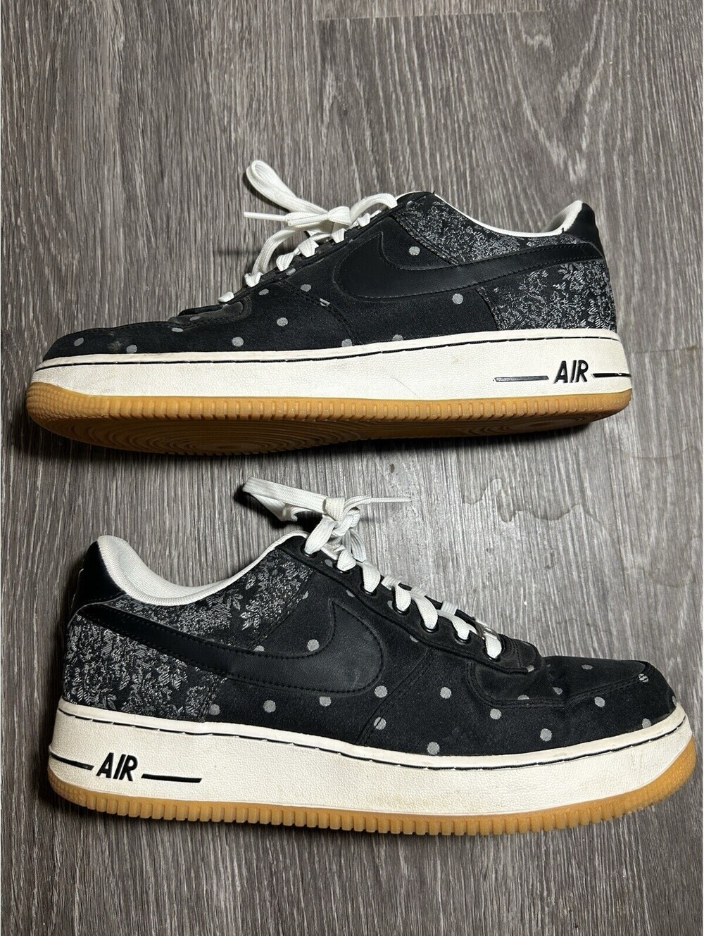 Nike Air Force 1 Low 07 LV8 Mens 10.5 Black White 718152001